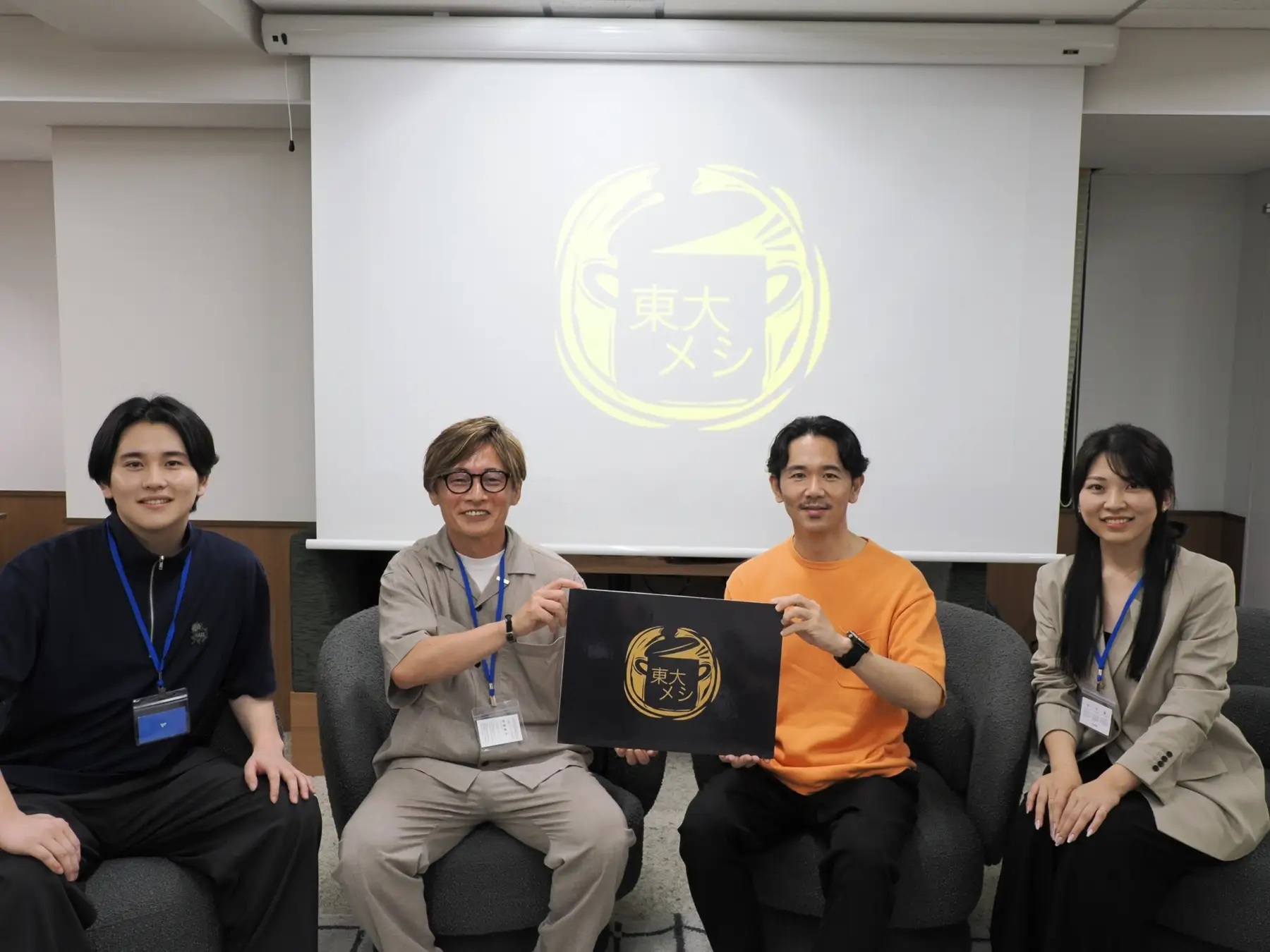左より：2WINS 代表取締役CEO 小川椋徹、ワールド・モード・ホールディングス株式会社 代表取締役社長 加福真介氏、株式会社STANDING OVATION 代表取締役CEO 荻田芳宏氏、株式会社Tech Lab 代表取締役CEO 守田りく氏